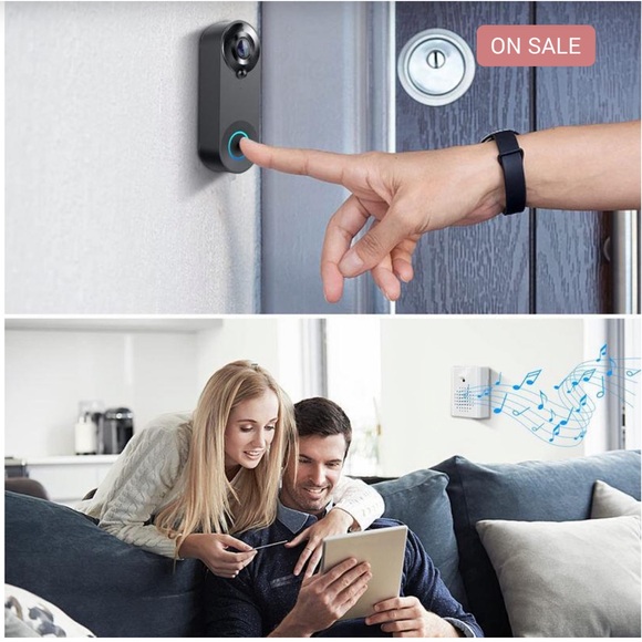 1080P Wireless WiFi Video Doorbell with Camera - Picture 4 of 5